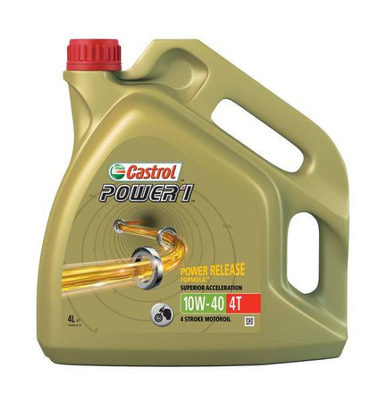 Olej do silników 4T SAE 10W40 CASTROL Power 1 4l