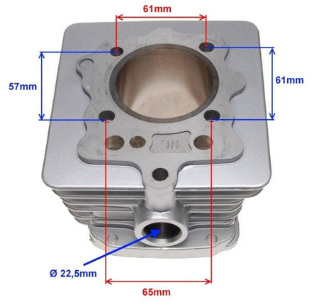 Cylinder kompletny do Loncin 150 4T 62,00