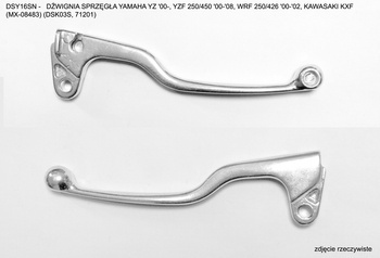 Dźwignia sprzęgła yamaha yz '00-, yzf 250/450 '00-'08, wrf 250/426 '00-'02, kawasaki kxf (mx-08483,71201) zamienna z dsk03sn