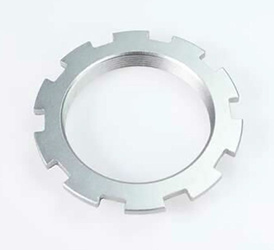 Nakrętka sprężyny amortyzatora tylnego 50mmx11mm 40mm (dół) (17) aluminiowa