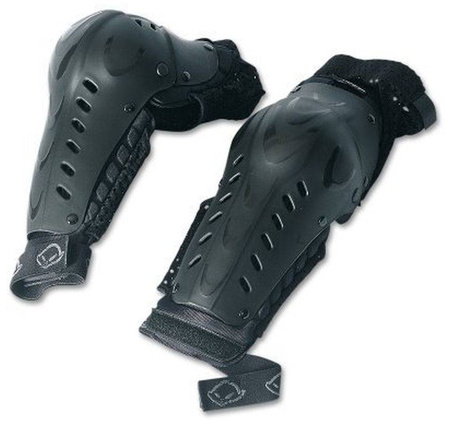 Nałokietniki UFO ochraniacze łokci z zawiasem czarne L/XL