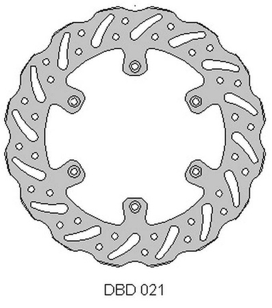 Tarcza hamulcowa przód suzuki rm 125 rm 250 drz 250 yamaha yz 125 (250x118x3mm)