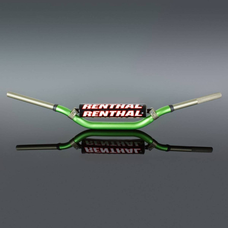 Kierownica 1,1/8 cala (28,6mm) mx twinwall 997 handlebar green cr/crf 04-13 kx/kxf 06-13 padded kolor zielony z gąbką