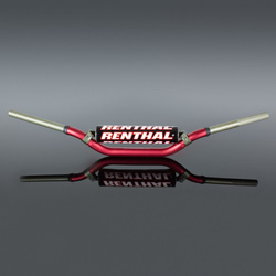 Kierownica 1,1/8 cala (28,6mm) mx twinwall 998 handlebar red reed / windham padded kolor czerwony z gąbką