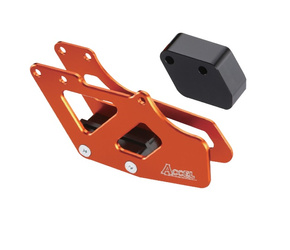 Prowadnica łańcucha kpl. ktm 2t '98-'06 kolor pomarańczowy