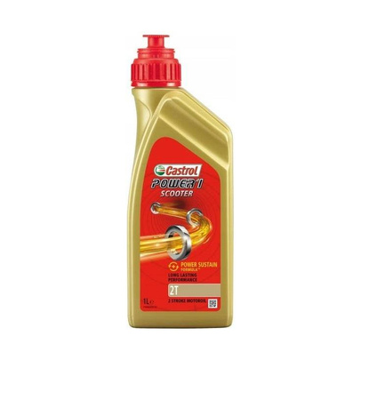 Olej castrol power 1 scooter 2t (act evo 2t scooter) 1l półsyntetyk