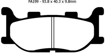 Klocki hamulcowe Yamaha FZ6 MT-03 XJ600 XVS1100