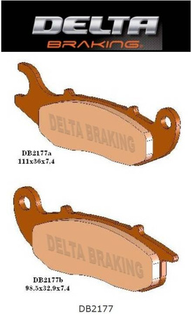 Klocki hamulcowe kh465 honda crf 230/250l, ajp pr7 przód - zastępują db2177mx-n oraz db2177qd-n