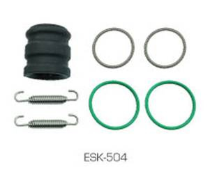 zestaw uszczelnień wydechu 2t (sprężyny, oringi i tuleja gumowa) ktm 200 '11-, 250/300 '09-, husqvarna tc/te 250 '14-, tc/tx 300 '14-,