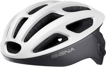 Kask rowerowy r1 road z wbudowanym interkomem bluetooth 4.1 do 900m rozmiar m ( 55-58 cm ) kolor biały (el)