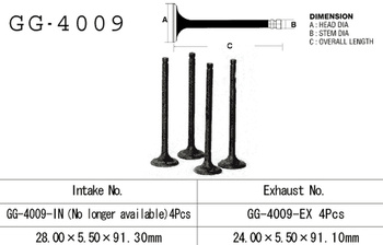 ZAWÓR WYDECHOWY KAWASAKI ZR 550 ZEPHYR '91-99, GPZ/KZ/Z 550 '81-89, GT 550 '83-90' (OEM: 12005-1013) (1SZT.) (MADE IN JAPAN)