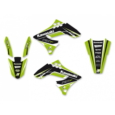 Komplet naklejek (oklein) kawasaki kxf 450 '09-'11, dream 4
