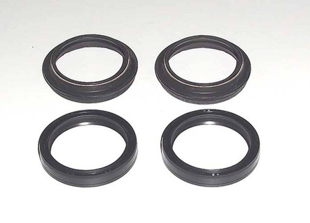 Uszczelniacze przedniego zawieszenia olejowe i pyłowe (komplet) nok (49x60x11) suzuki drz400/ rm125/rm250, kawasaki vn2000 (ari104)(ari163) 