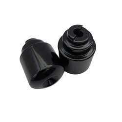 KOŃCÓWKI/CIĘŻARKI KIEROWNICY HONDA CBR 600 RR (2003-2006), CBR 1000 RR (2004-), VFR 1200 (2010-) (PATRZ OPIS DODATKOWY) KOLOR CZARNY 2403060000 (OEM: 53105-MEE-940)