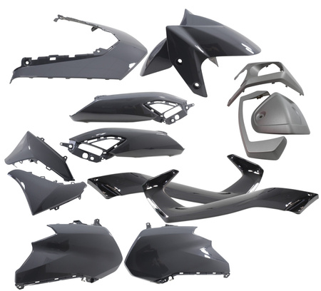 Komplet Osłon Plastikowych Power Force Yamaha N-Max 125 21-24 Szary