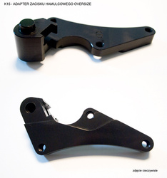 Adapter zacisku hamulcowego oversize 320 mm honda cr 125/250/500 '95-03, cfr 450r '02-03, xr 250/400/600/650