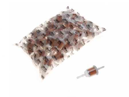 Filtr Paliwa Mini Fi 6 Mm MOTOFILTRO Skuter Motocykl 50 sztuk