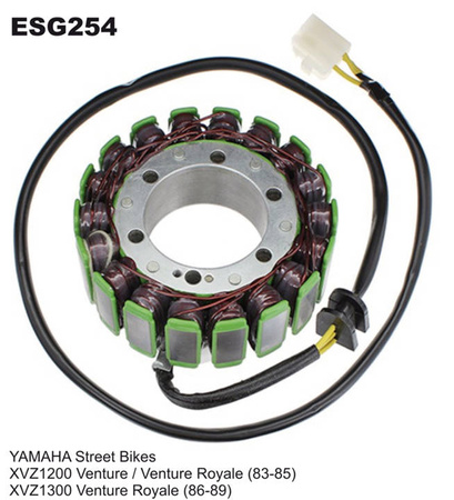 Uzwojenie alternatora (stator) yamaha xvz 1200/1300 venture royale (83-89)