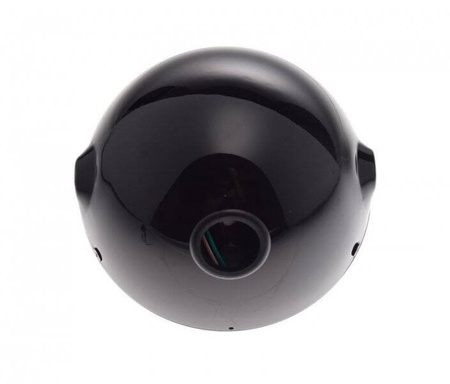 Lampa przód reflektor 7 cali H4 12V czarna E-Mark ECE