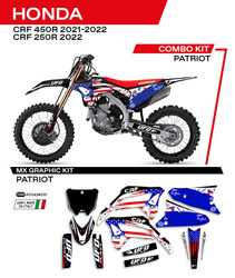 Komplet naklejek (oklein) honda crf 250r '22