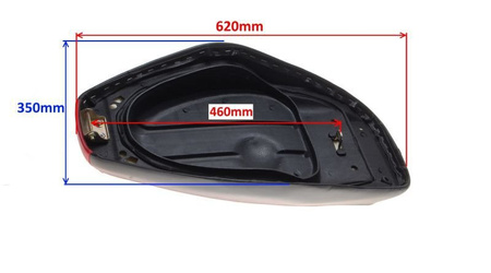 Siedzenie do skutera 4T z kołem 10 Cali Romet 727 Barton 21 Junak 102