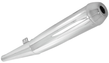 KOŃCÓWKA WYDECHU / TŁUMIK CHROMOWANY BMW '70-'83 LEWY (REPLIKA ORYGINAŁU)