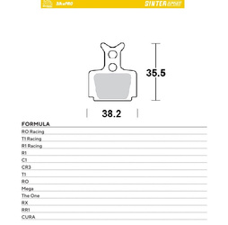 Moto-master bike pro klocki hamulcowe rowerowe sinter sport metaliczne