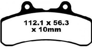 KLOCKI HAMULCOWE MOTOCYKLOWE EBC FA210