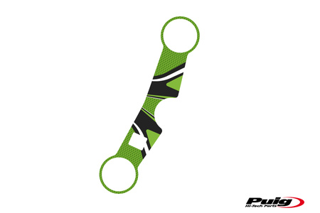 Radikal osłona półki kierownicy puig do suzuki gsx-r600 01-03 zielony