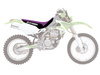 Pokrowiec/poszycie na siedzenie kawasaki klx 250-300 '93-'08 traditional, kolor fioletowy/czarny