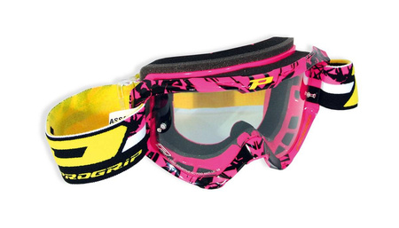Gogle pg3450 lriot kolor fuksja / czarny (szyba pg3298 light sensitive, antiscratch, no fog, anti uv) 