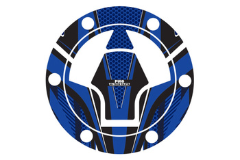 Osłona Wlewu Paliwa Puig Do Kawasaki (Wzór Radikal) Niebieska