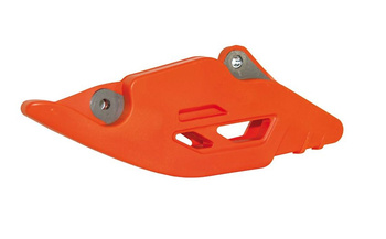 PROWADNICA ŁAŃCUCHA KTM SX/SXF 125/150/250/350/450 '23-'25, SXF 250/450 FACTORY EDITION '22, HUSQVARNA TC/FC 125/250/350/450 '23-'25, TX/FX/FS 300/350/450 '23-'25 KOLOR POMARAŃCZOWY (WZMACNIANA ALUMINIUM)