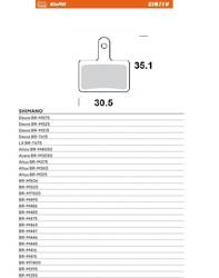 Moto-master bike pro klocki hamulcowe rowerowe sinter metaliczne