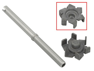 Bronco 2022/01 wałek i wirnik pompy wody honda trx 420 '09-'21, trx 500 '15-'19, trx 520 '20-'21 (19215-meg-300)