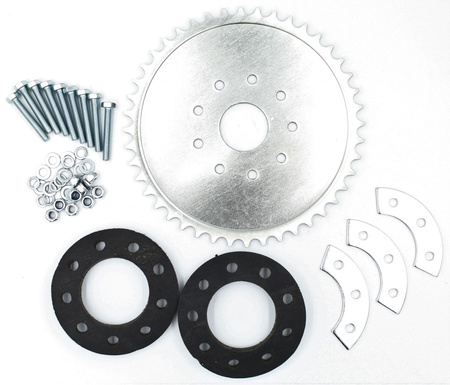 Zębatka Tylna Silnika Rowerowego Power Force Zestaw 44 Zębów