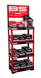 BS STOJAK NA AKUMULATORY PLASTIKOWY 170X50X61 CM