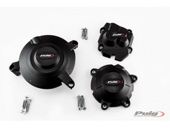 Pokrywy Dekli Silnika Puig Do Kawasaki Zx-10r 11-20 Czarne