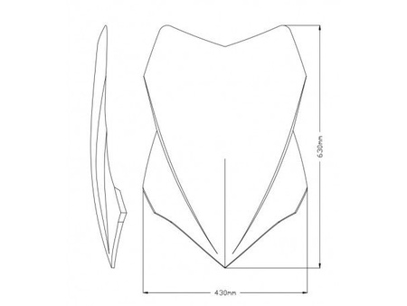 Szyba Turystyczna Puig Do Ducati Multistrada V4 23 Lekko Przyciemniona