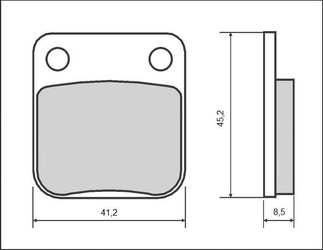 Klocki hamulcowe kh54 / kh257 (ft 3083)