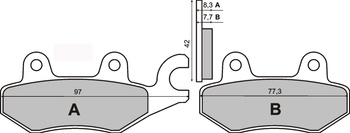 Klocki Hamulcowe Sintered Burgman 400