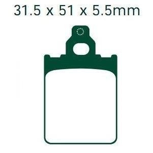 KLOCKI HAMULCOWE DO SKUTERÓW ITALJET EBC FA186