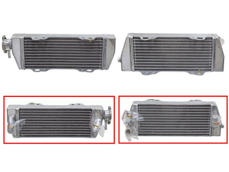 CHŁODNICA KTM EXC/MXC/SX '250/300/380 '98-'03 WZMOCNIONA O STANDARDOWEJ POJEMNOŚCI PRAWA (SZT.) (OEM: 54735008000)