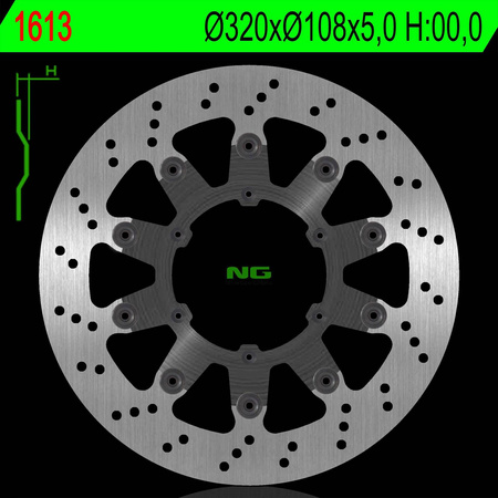 Tarcza hamulcowa przód gas gas 125/250/400/515 sm ccm 230/450/600/644/710 (pływająca)