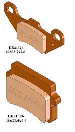Klocki hamulcowe kh416 - zastępują db2132mx-d oraz db2132qd-d