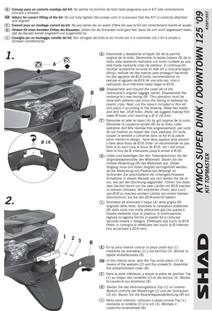 Stelaż kufra tylnego Shad do Kymco Super Dink / Street Downtown