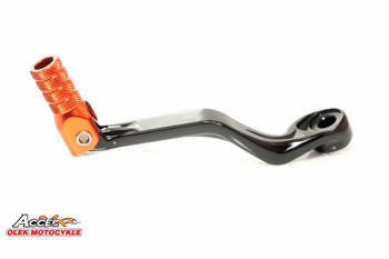 Dźwignia zmiany biegów ktm sx65 '09-'19 aluminiowa kolor czarny, końcówka pomarańczowa (46234031044)