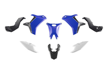 KOMPLET PLASTIKÓW (BEZ PRZEDNIEGO BŁOTNIKA) T7 YAMAHA TENERE 700 '25-'26 KOLOR CZARNY / NIEBIESKI / BIAŁY