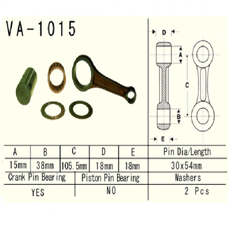 Vesrah - Korbowód Honda Trx250 Recon 97-01r. Fourtrax 02-16r.
