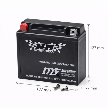 Akumulator WB7-BS YB7-BS 12V 7Ah Do Motocykli